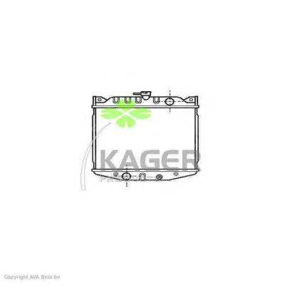 Радиатор, охлаждение двигателя KAGER 31-1718