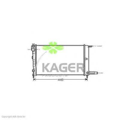 Радиатор, охлаждение двигателя KAGER 31-1782