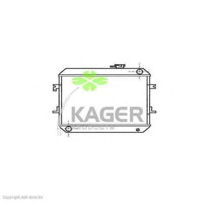 Радиатор, охлаждение двигателя KAGER 311859