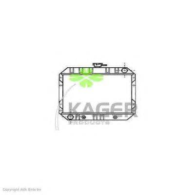 Радиатор, охлаждение двигателя KAGER 311889