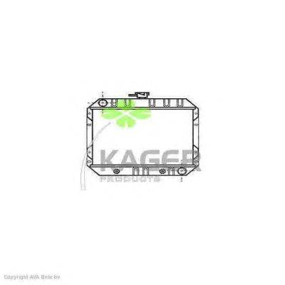 Радиатор, охлаждение двигателя KAGER 312208