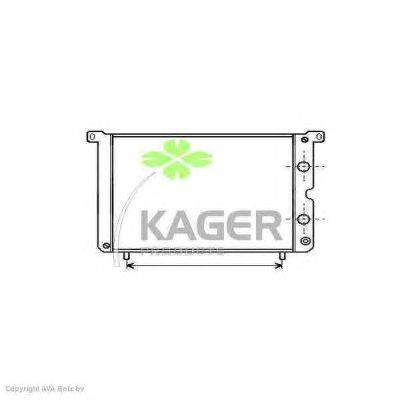 Радиатор, охлаждение двигателя KAGER 31-2244