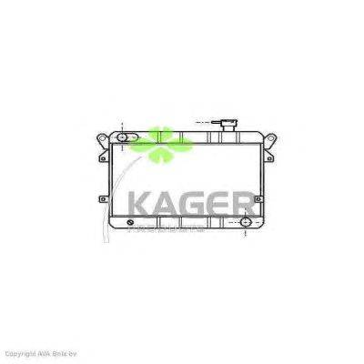 Радиатор, охлаждение двигателя KAGER 312245