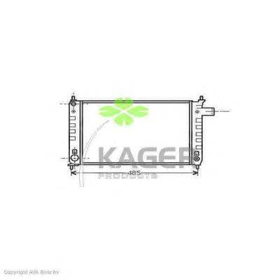 Радиатор, охлаждение двигателя KAGER 31-2436