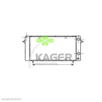 Радиатор, охлаждение двигателя KAGER 31-2979