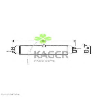 масляный радиатор, двигательное масло KAGER 31-3692