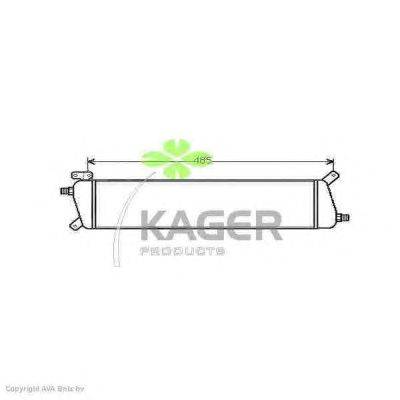 масляный радиатор, двигательное масло KAGER 31-3741