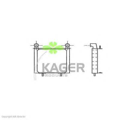 масляный радиатор, двигательное масло KAGER 313780