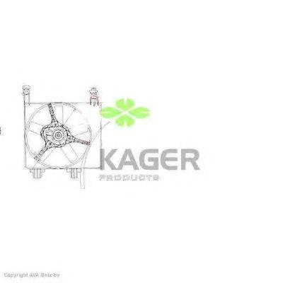 Вентилятор, охлаждение двигателя KAGER 32-2115