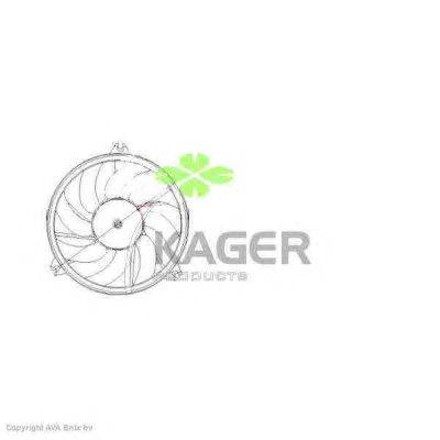 Вентилятор, охлаждение двигателя KAGER 32-2308