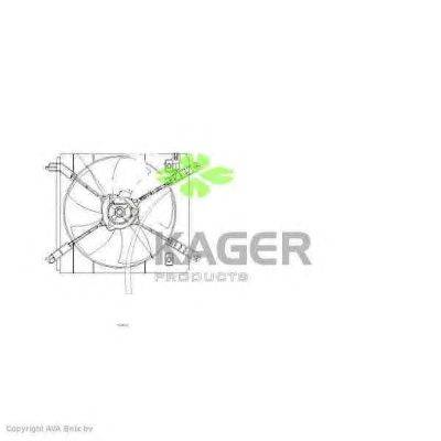 Вентилятор, охлаждение двигателя KAGER 32-2388