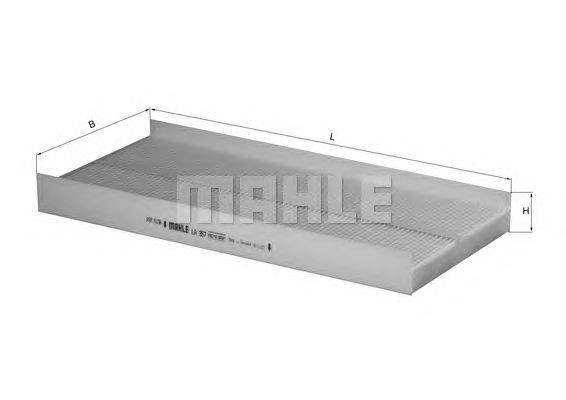 Фильтр, воздух во внутренном пространстве MAHLE ORIGINAL LA357