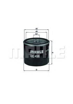 Масляный фильтр MAHLE ORIGINAL OC 458