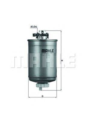 Топливный фильтр MAHLE ORIGINAL KL77