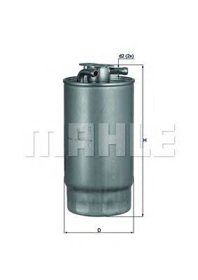 Топливный фильтр MAHLE ORIGINAL KL1601