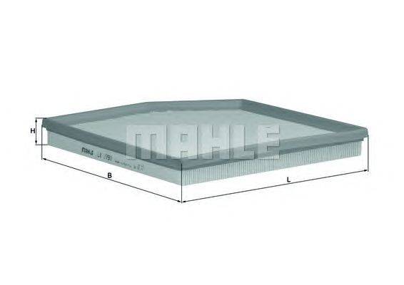 Воздушный фильтр MAHLE ORIGINAL LX1791