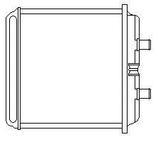 Теплообменник, отопление салона J. DEUS RA2140002