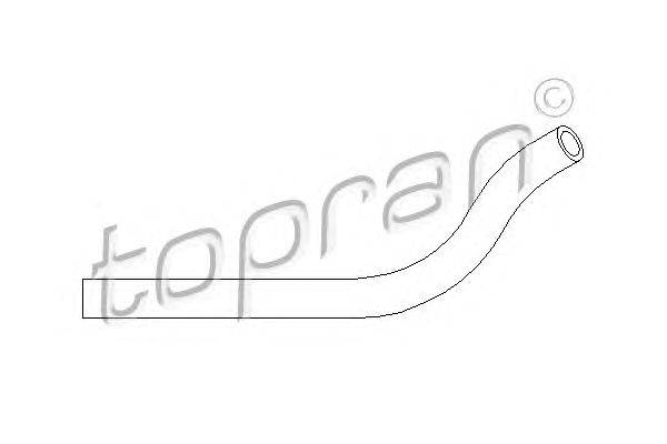 Шланг, вентиляция картера TOPRAN 100985