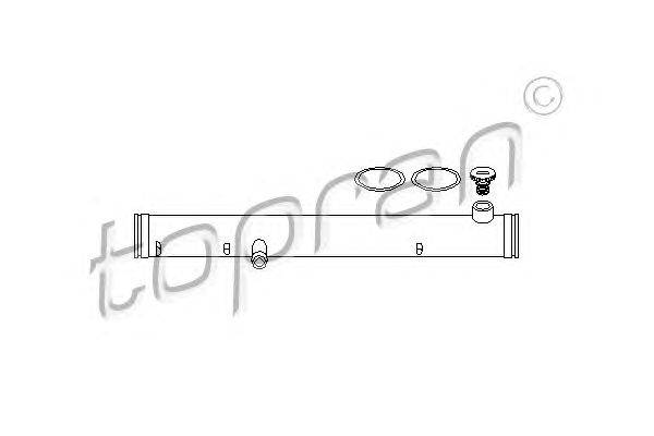 Трубка охлаждающей жидкости TOPRAN 108 843