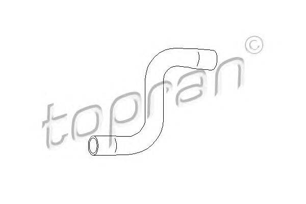 Шланг радиатора TOPRAN 102 996