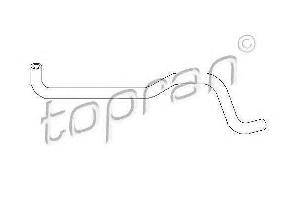 Шланг радиатора TOPRAN 109 195