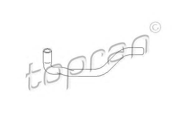 Шланг радиатора TOPRAN 102568