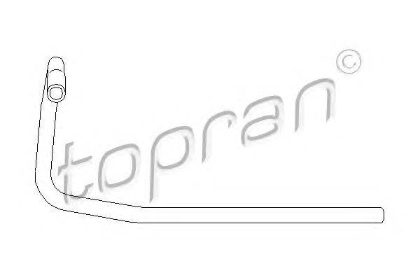Шланг радиатора TOPRAN 104132