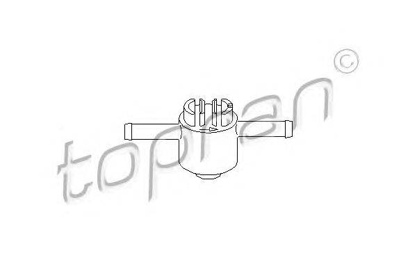 Клапан, топливный фильтр TOPRAN 102730