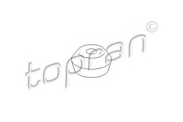 Опорное кольцо, опора стойки амортизатора TOPRAN 107 657