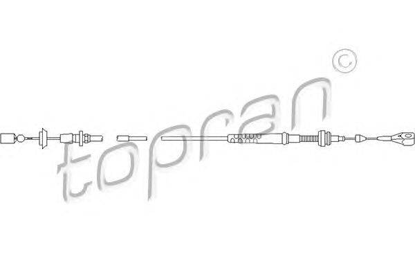 Тросик газа TOPRAN 103082