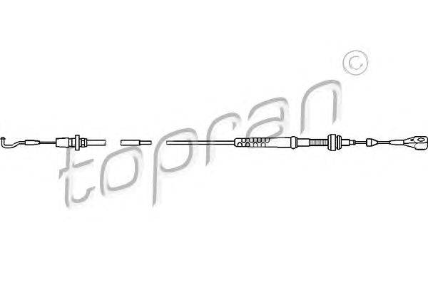 Тросик газа TOPRAN 103536