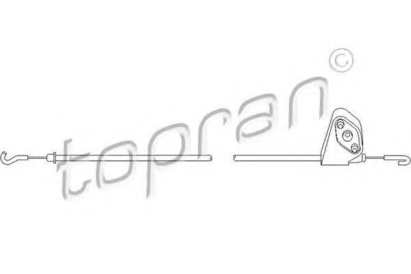 Система управления ручки двери TOPRAN 109075