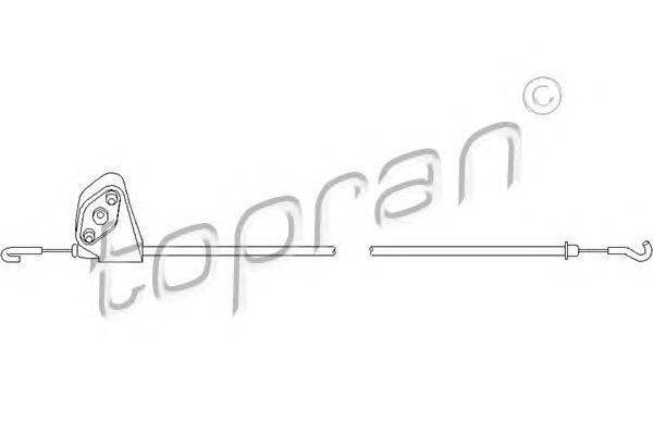 Система управления ручки двери TOPRAN 109076