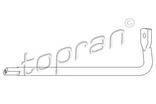Натяжная планка, поликлиновой ремень TOPRAN 109743