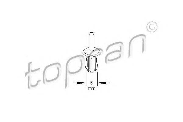 Пружинный зажим TOPRAN 111110