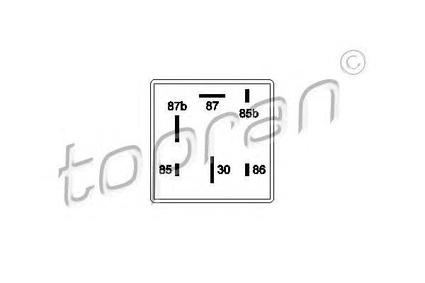 Реле, топливный насос TOPRAN 202155