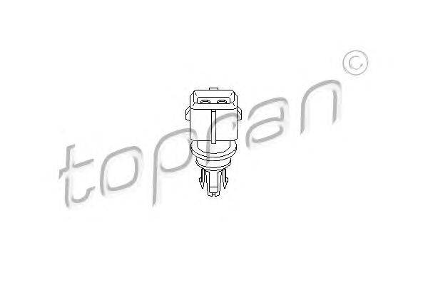 Датчик, температура впускаемого воздуха TOPRAN 722061