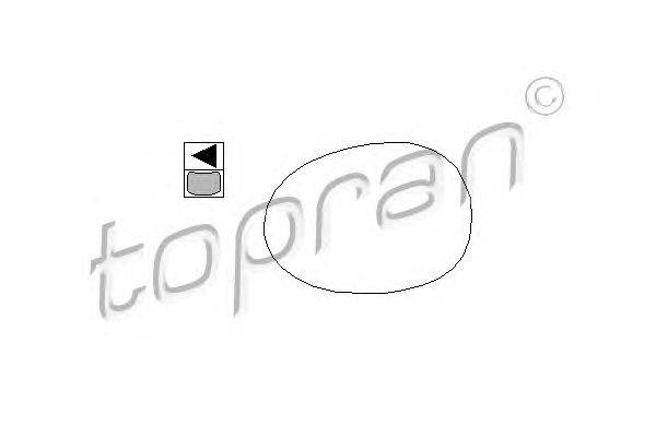 Зеркальное стекло, наружное зеркало TOPRAN 722 373