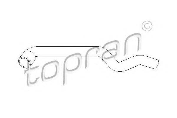 Шланг радиатора TOPRAN 207 794