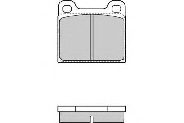 Комплект тормозных колодок, дисковый тормоз E.T.F. 21035