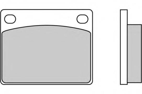 Комплект тормозных колодок, дисковый тормоз HP (ZEBRA) 2235