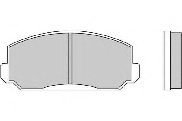Комплект тормозных колодок, дисковый тормоз E.T.F. 120150