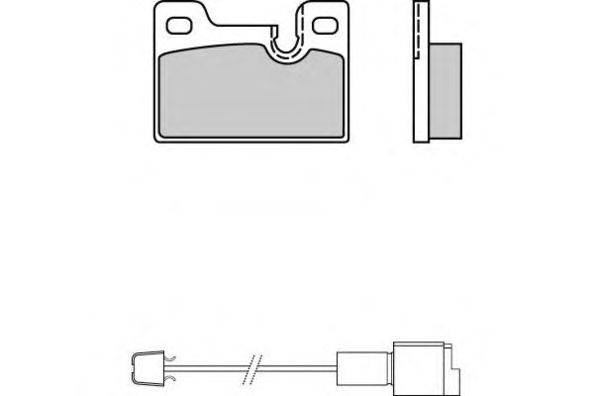 Комплект тормозных колодок, дисковый тормоз HP (ZEBRA) 2123