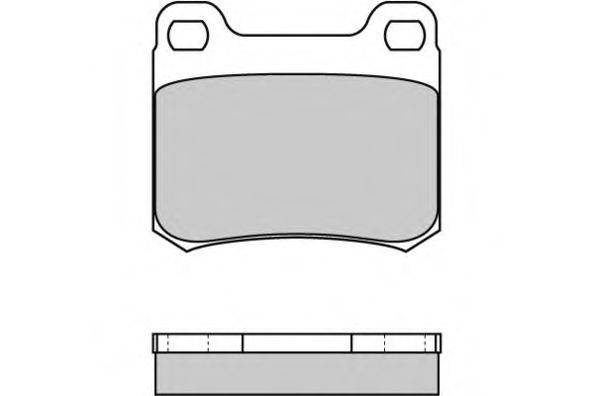 Комплект тормозных колодок, дисковый тормоз E.T.F. 120227