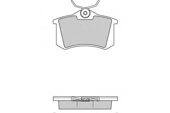 Комплект тормозных колодок, дисковый тормоз E.T.F. 12-0366