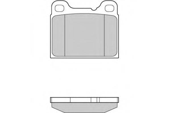 Комплект тормозных колодок, дисковый тормоз E.T.F. 120383