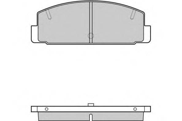 Комплект тормозных колодок, дисковый тормоз E.T.F. 12-0448
