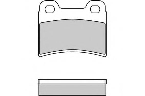 Комплект тормозных колодок, дисковый тормоз E.T.F. 12-0630