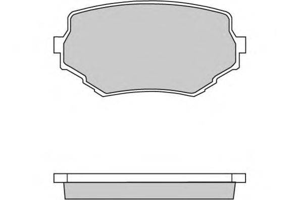 Комплект тормозных колодок, дисковый тормоз BENDIX 572385J