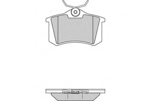 Комплект тормозных колодок, дисковый тормоз E.T.F. 12-0806
